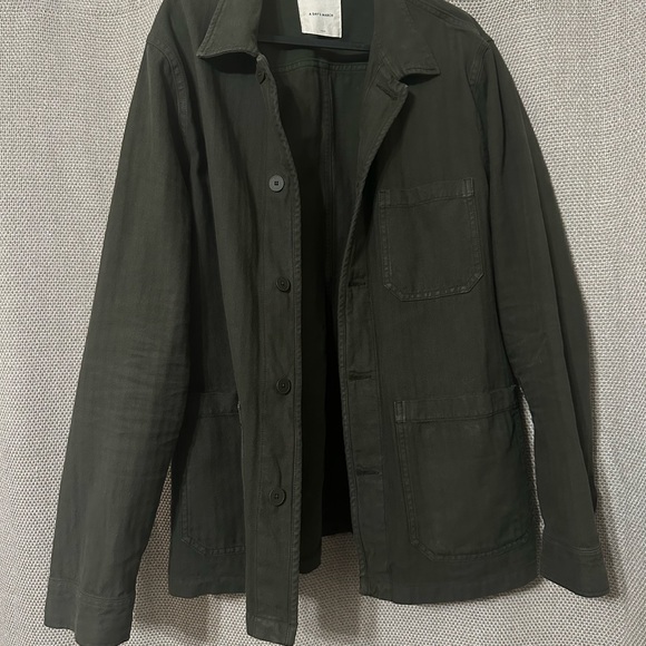 A Day’s March, Original Chore Overshirt - Herringbone - Picture 4 of 7